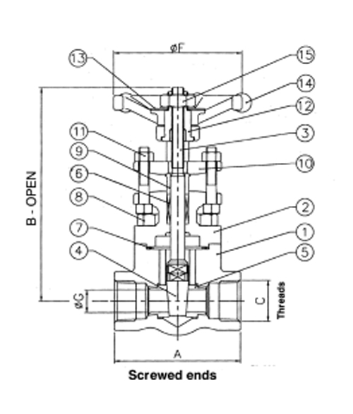 Elite Gate Forged Steel valve