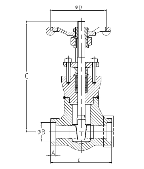 Gate Valve 150 600 Materials