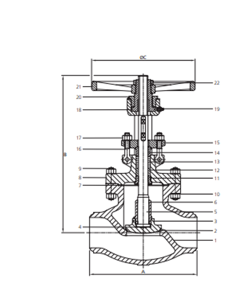 IVGK Butterfly Valve With Handlever