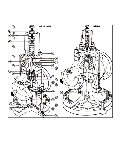 Pressure Reducing Valve 2 Dp 143