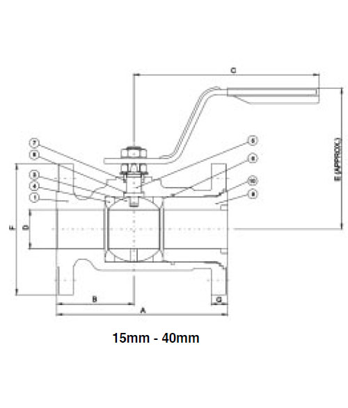 Single Piece Ball Valve Audco